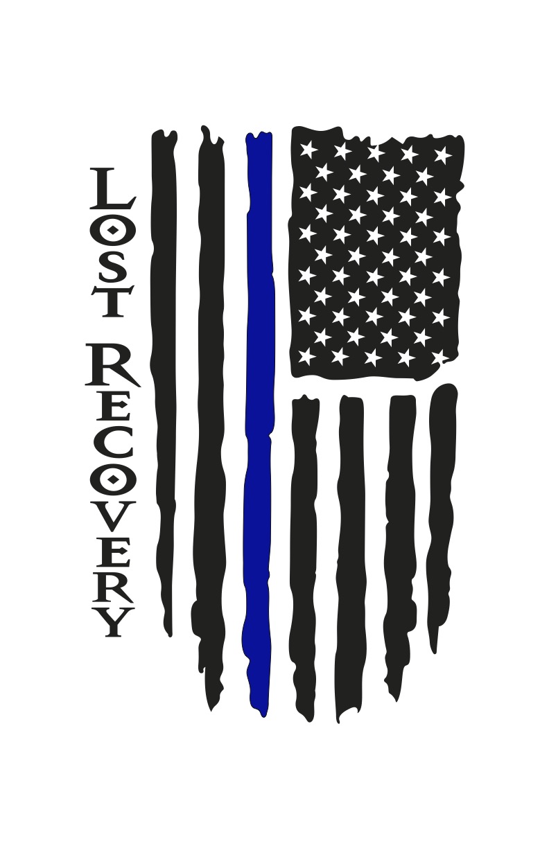 LOST RECOVERY FLAG LOGO